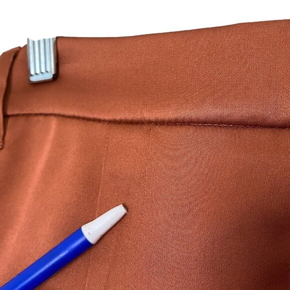Anine Bing Carrie Pant in Silk Terracotta - Picture 9 of 12